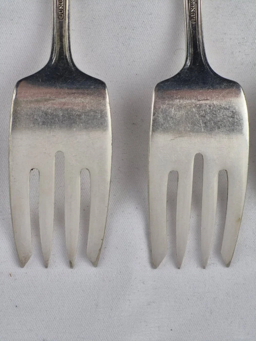 Luxor Plate Wallace Dorothy Q Silverplate Dessert Forks Set of 4
